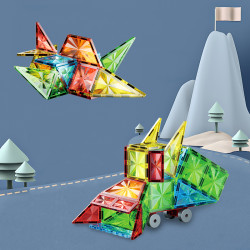 Set constructii magnetice LELINO Diamond 45 buc