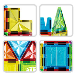 Set constructii magnetice LELINO Diamond 45 buc