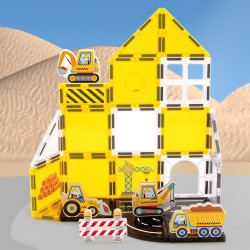 Set constructii magnetice Fantasy Engineering 47 buc