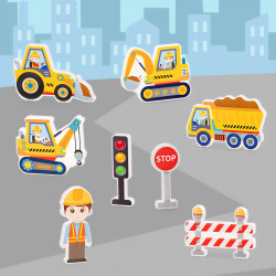 Set constructii magnetice Fantasy Engineering 47 buc