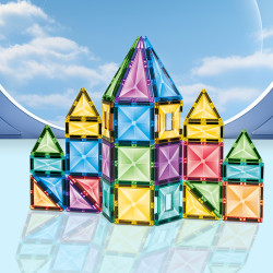 Set constructii magnetice LELINO Diamond 95 buc