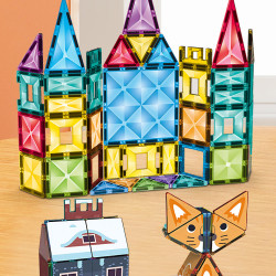 Set constructii magnetice LELINO Diamond 95 buc