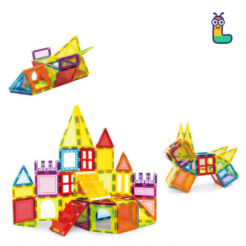 Set constructii magnetice LELINO Play 42 buc