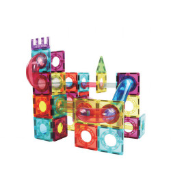 Set constructii magnetice LELINO Roller 72buc