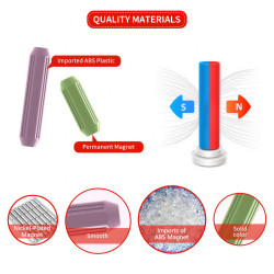 Set constructii magnetice LELINO Sticks 28buc